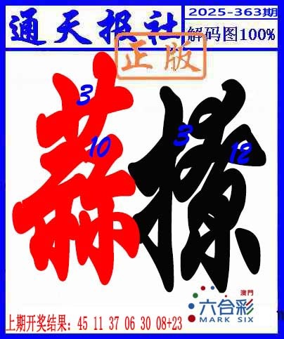 363期解码图[图]