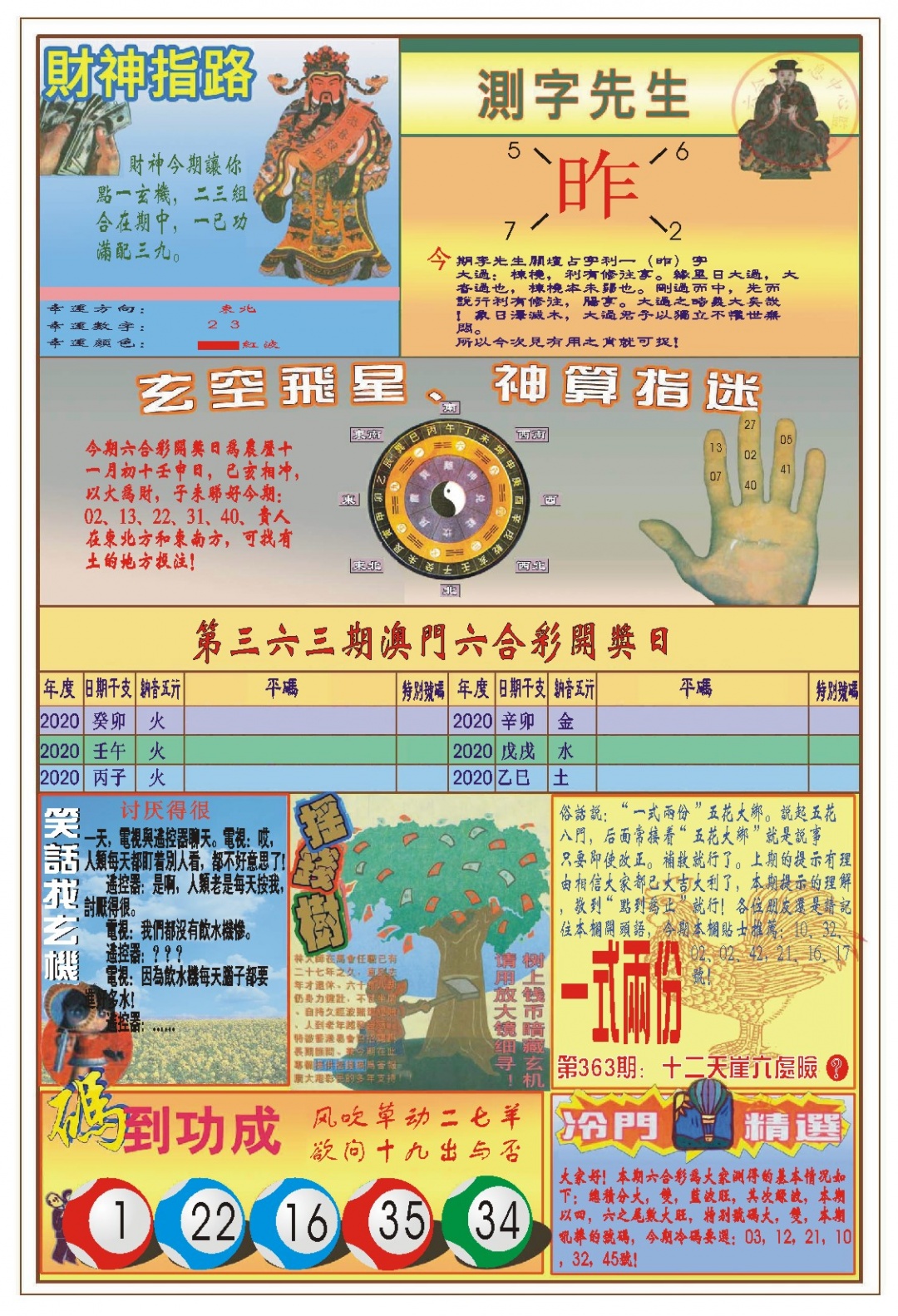 363期(新版)四柱预测B[图]