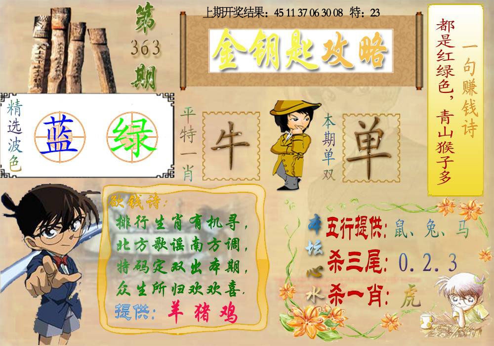 363期《金钥匙攻略》[图]
