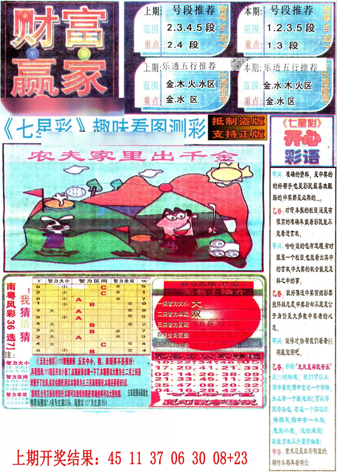 363期七星彩图(高清)[图]