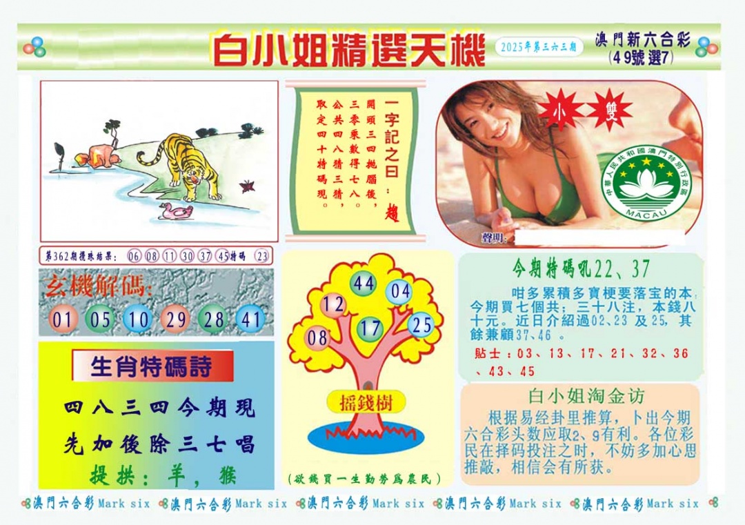 363期白小姐精选玄机A[图]