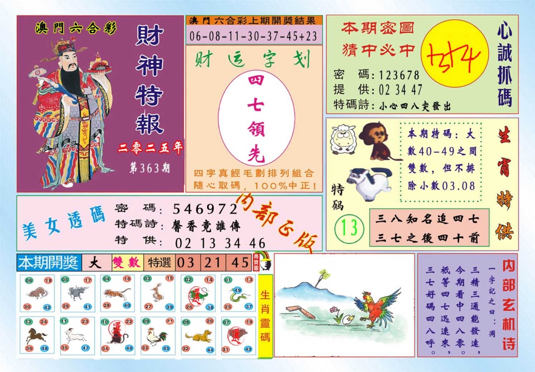 363期财神特报[图]