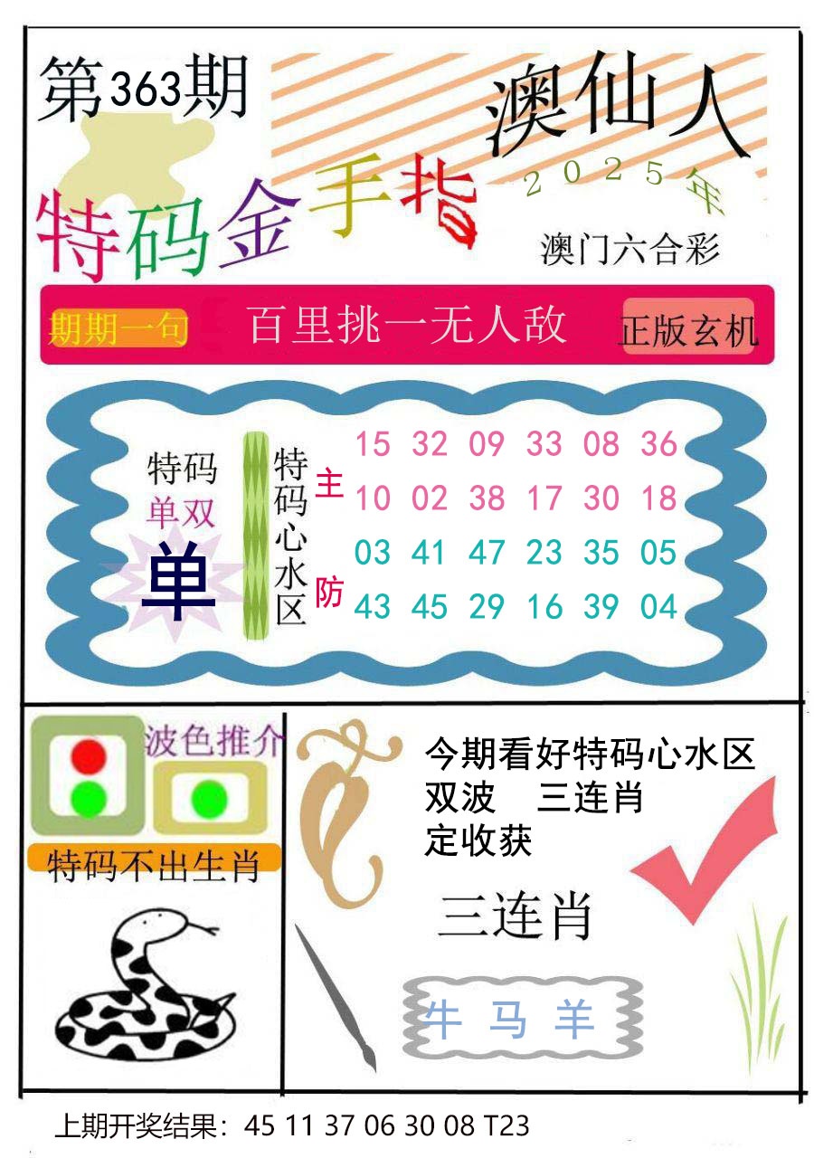 363期特码金手指[图]