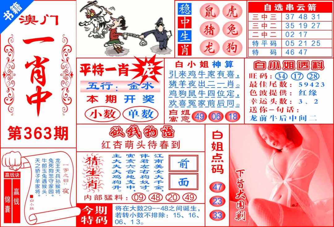 363期澳门锦囊宝典[图]
