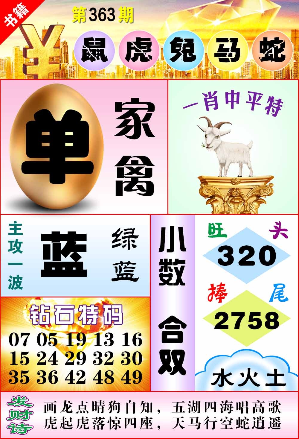 363期澳门金钱豹[图]