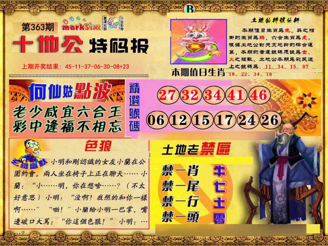 363期土地公特码报B[图]
