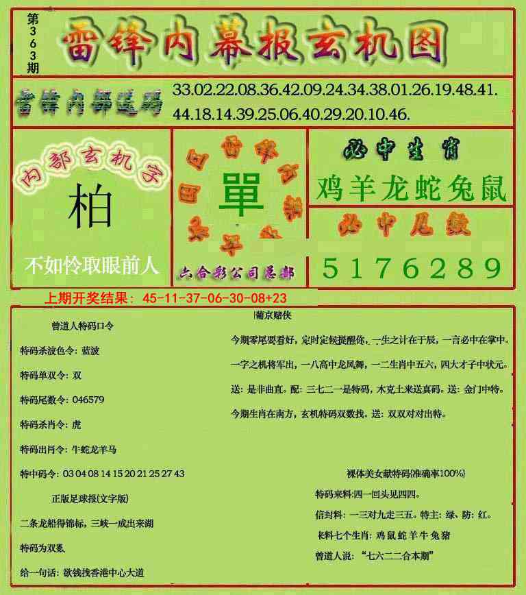 363期雷锋玄机报[图]