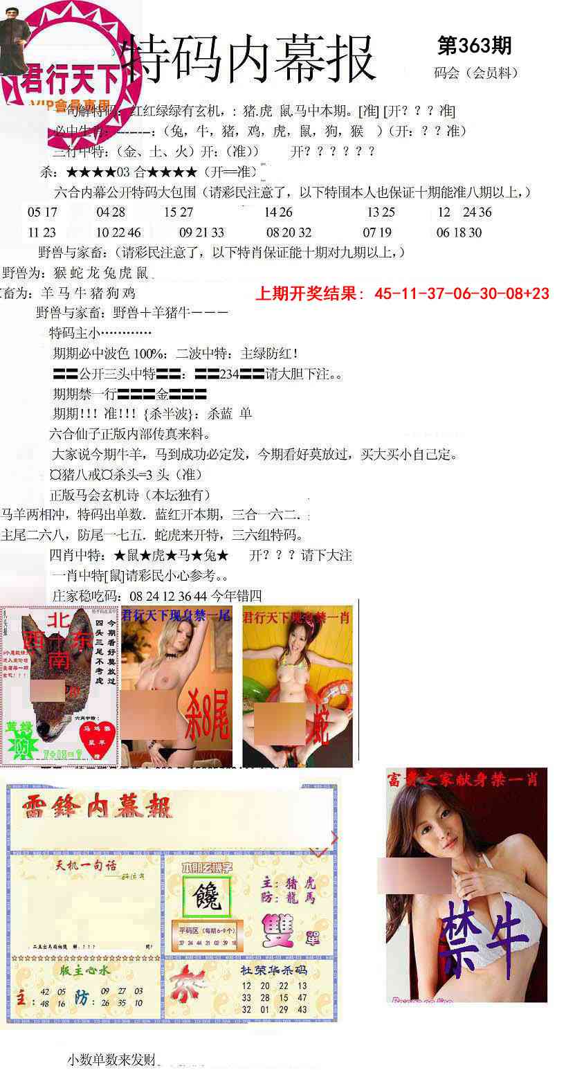 363期特码内幕报[图]