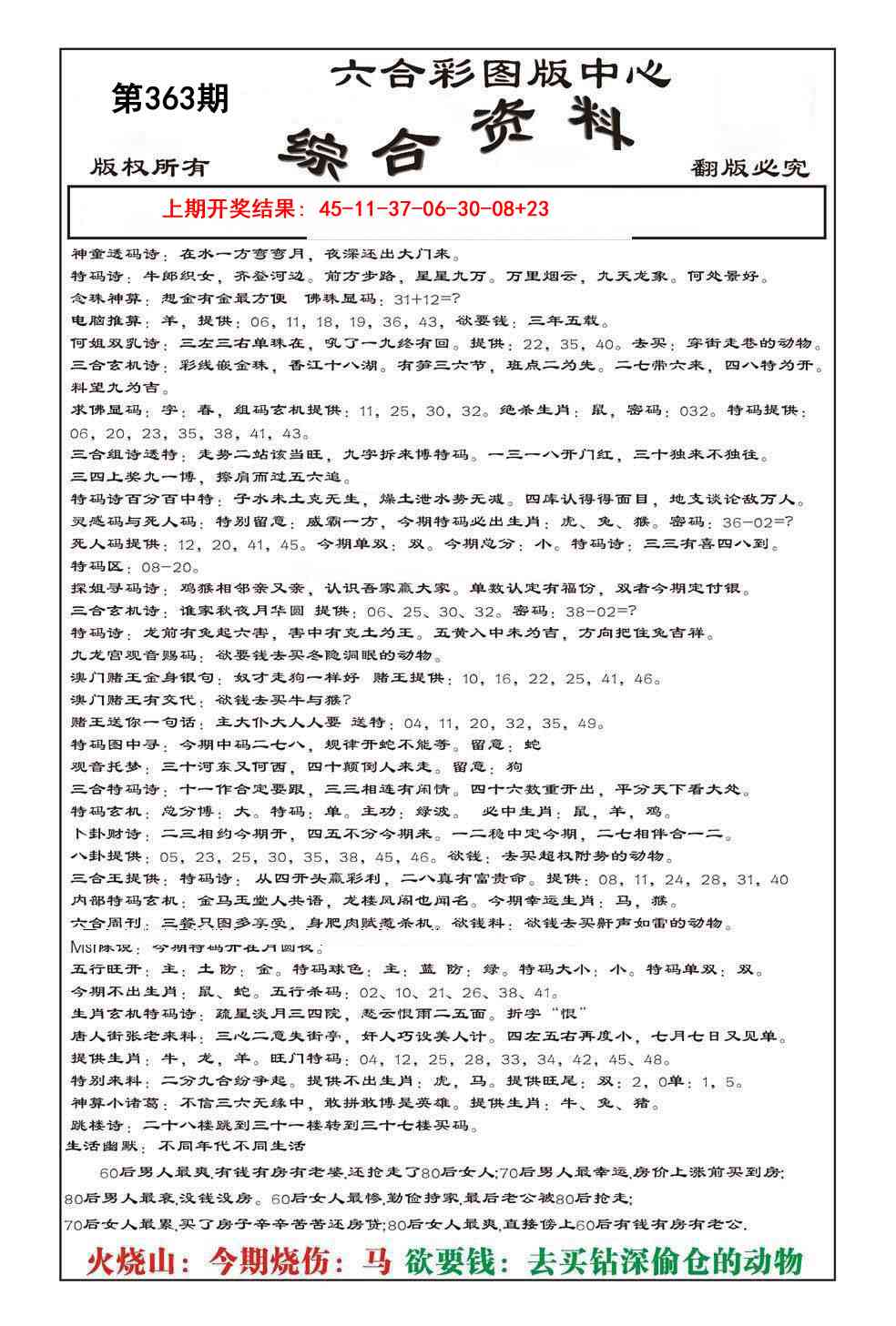 363期内部综合资料[图]