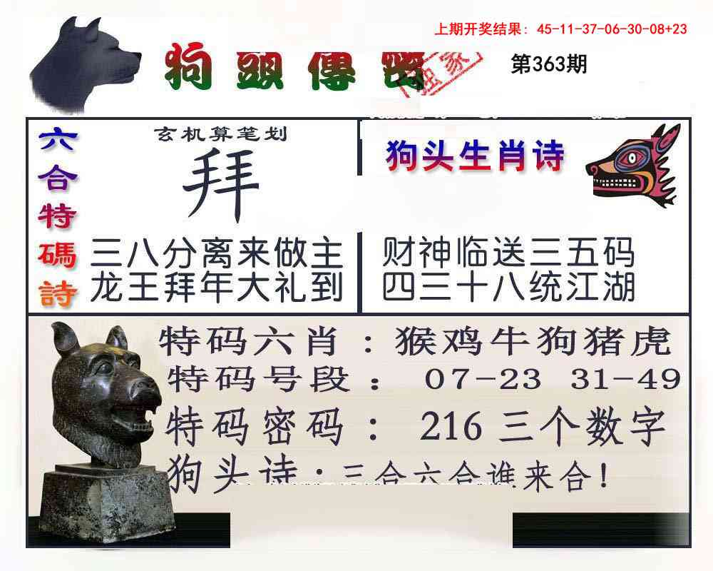 363期狗头传密[图]