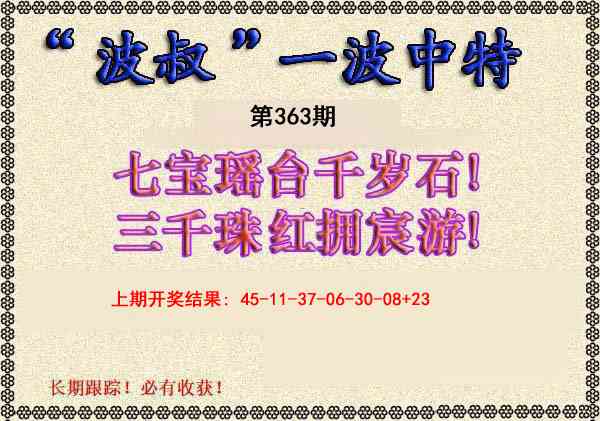 363期波叔一波中特[图]